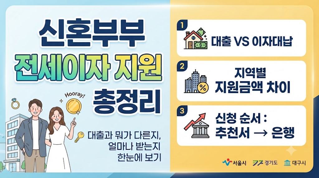 신혼부부 전세이자 지원